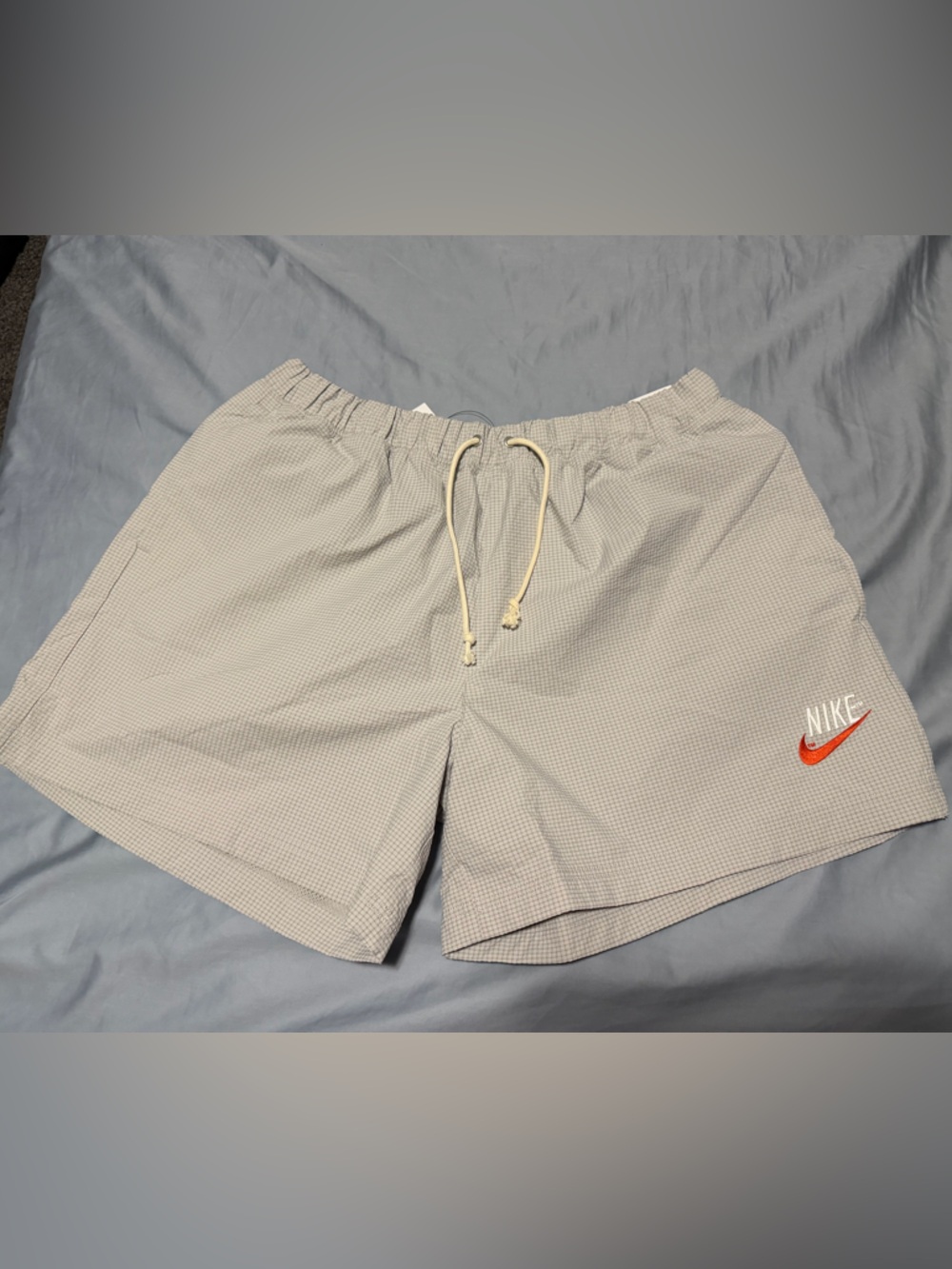 Nike Light Gray swimming trunks